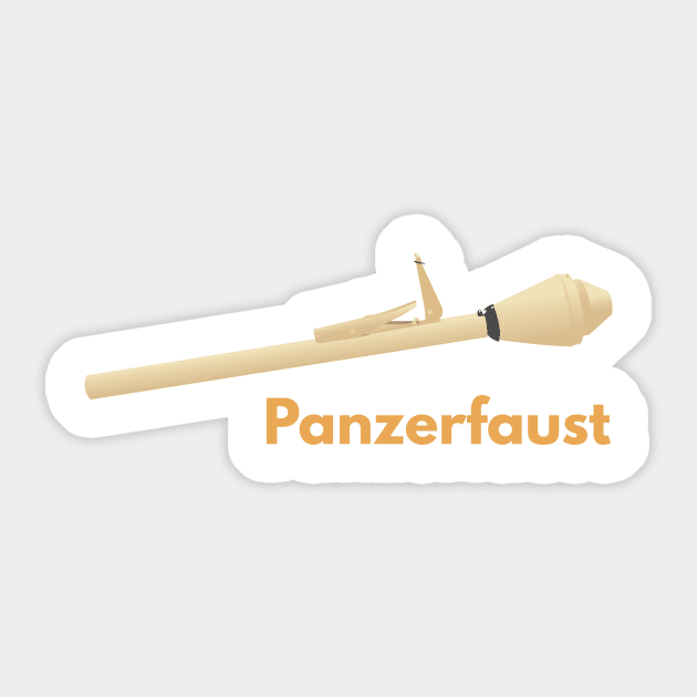 German WW2 Panzerfaust Anti-tank Weapon Sticker by NorseTech